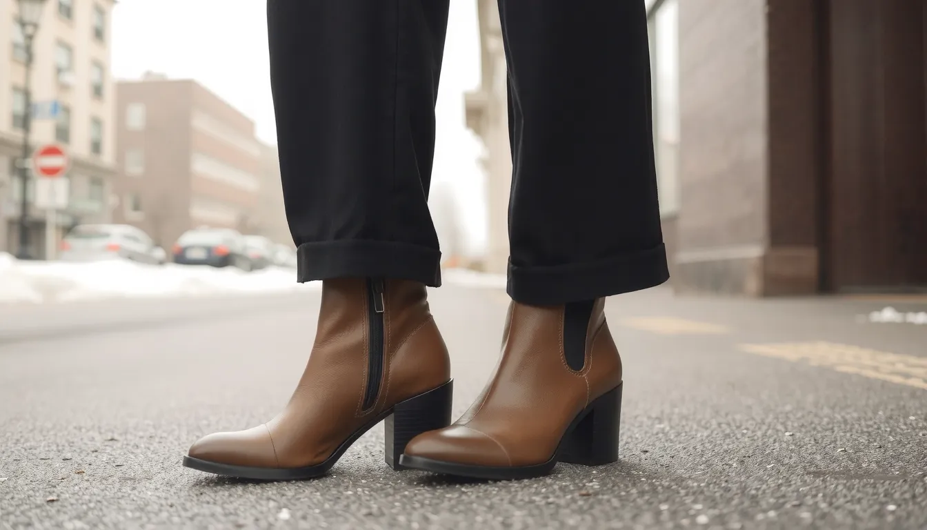 quelles chaussures avec un pantalon large hiver