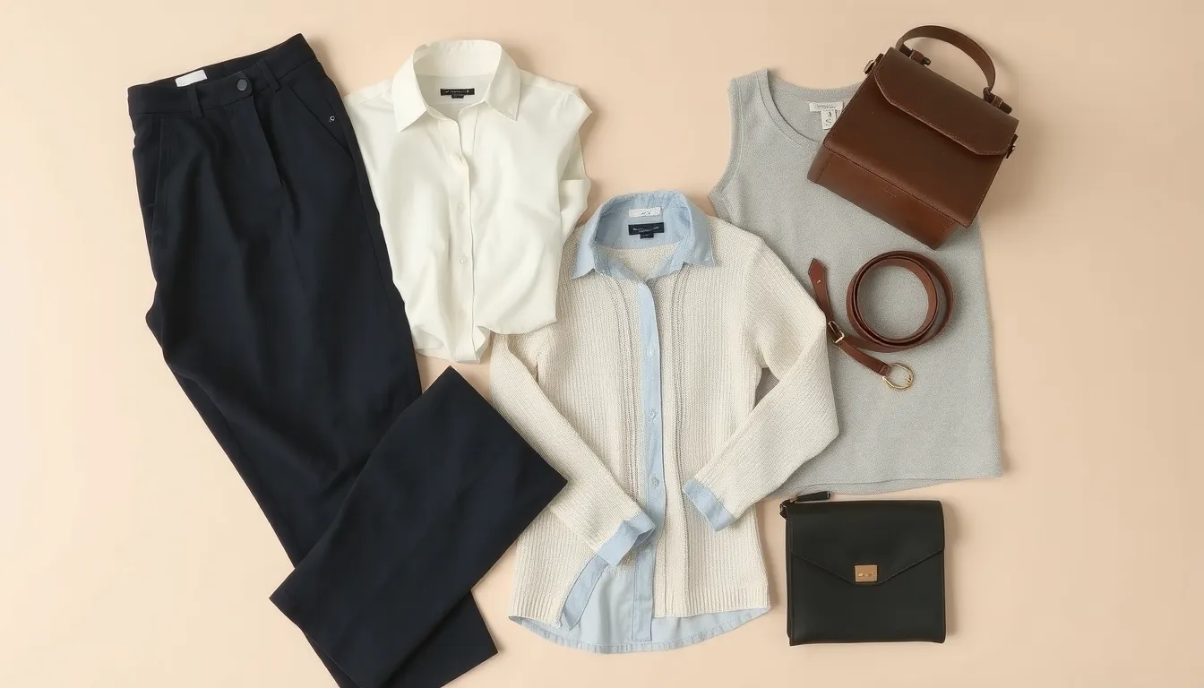 quel haut avec un pantalon bleu marine femme