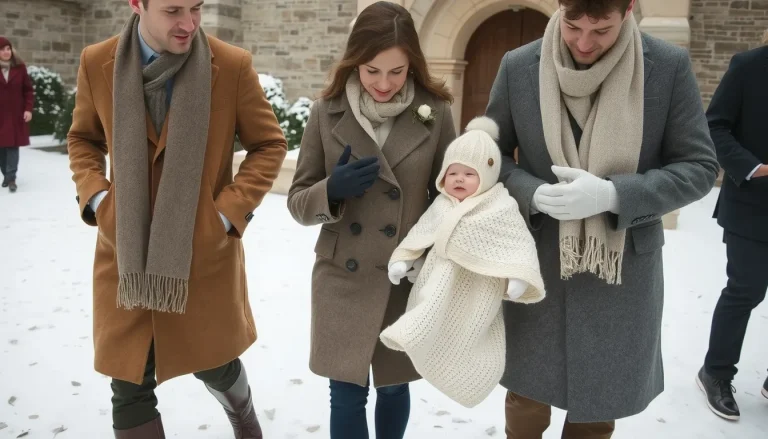 Comment s’habiller pour un baptême en hiver : le guide complet homme, femme et enfant