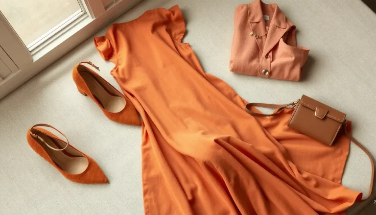Quelles chaussures porter avec une robe orange ?
